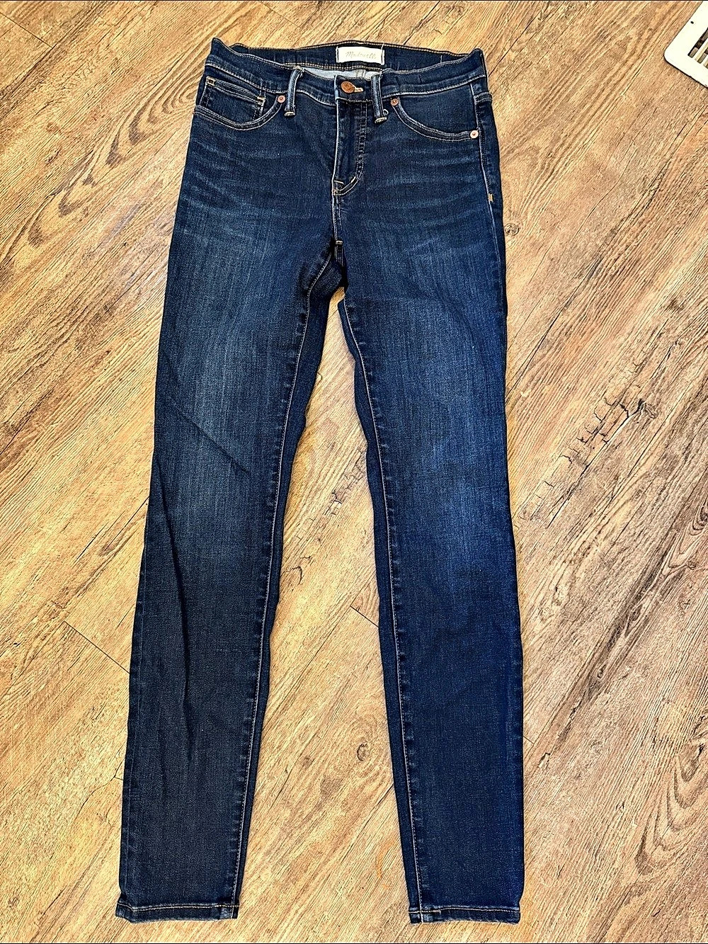 Madewell 9" High-Rise Skinny Jeans Blue Waist 25